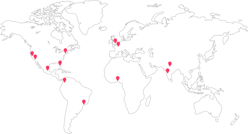 Trillerverz - Global Operations Map