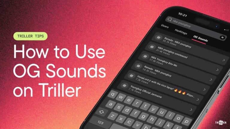 How to Use OG Sounds on Triller